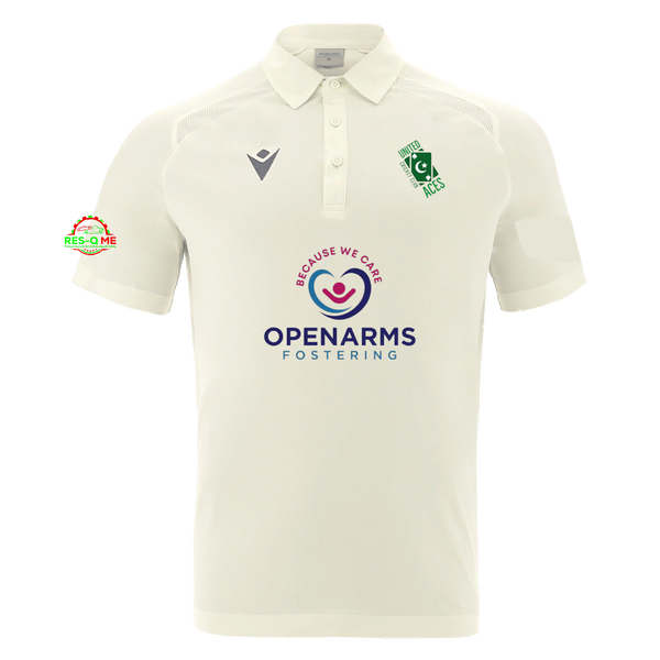 United Aces CC - HUTTON SHIRT OFF WHT SS