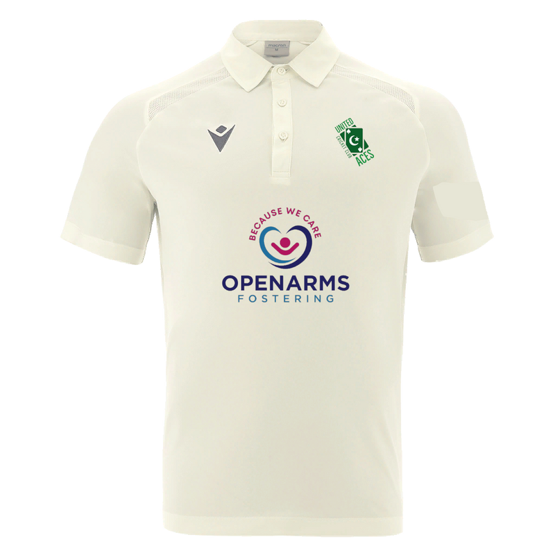 United Aces CC - HUTTON SHIRT OFF WHT SS
