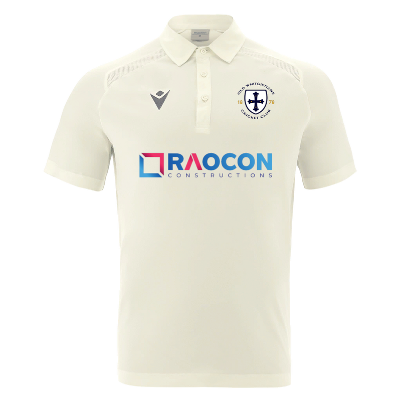 Old Whitgiftians CC - HUTTON SHIRT OFF WHT SS