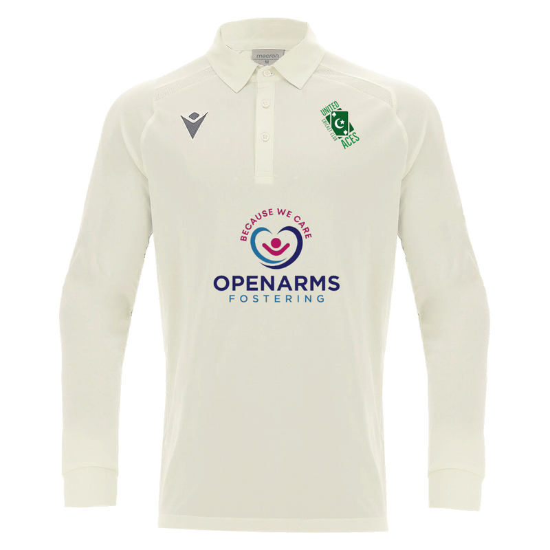 United Aces CC - HUTTON SHIRT OFF WHT LS
