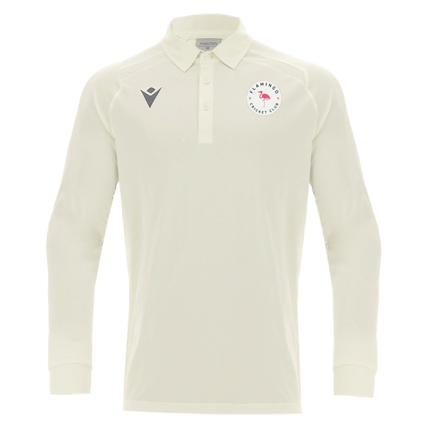 Flamingo Cricket Club - HUTTON SHIRT OFF WHT LS