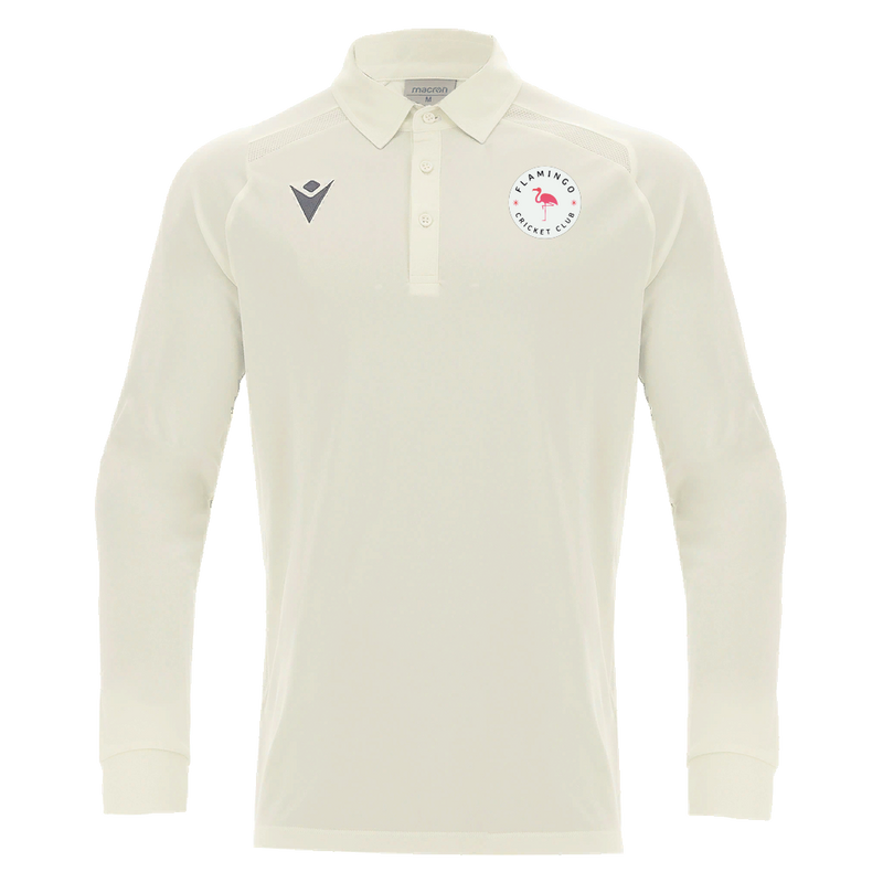 Flamingo Cricket Club - HUTTON SHIRT OFF WHT LS