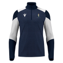 REME Athletics - IZEL 1/4 ZIP TOP NAV/WHT