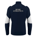 REME Athletics - IZEL 1/4 ZIP TOP NAV/WHT