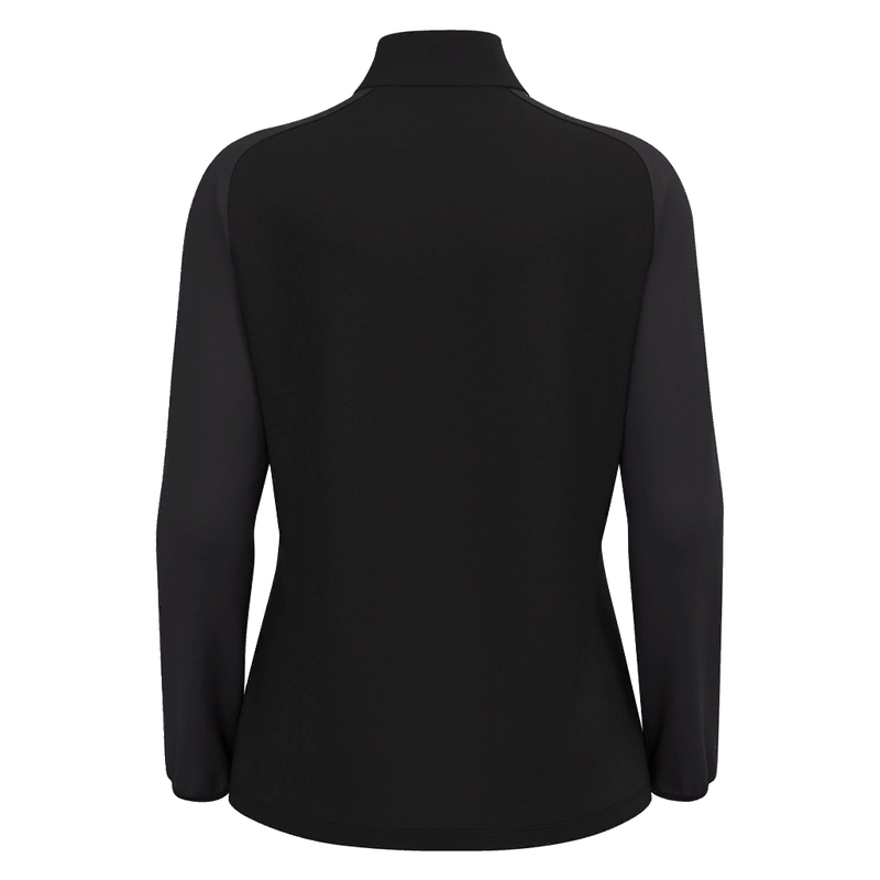 Beeston Albions FC - LENA WMN 1/4 ZIP TOP BLK/DGRY