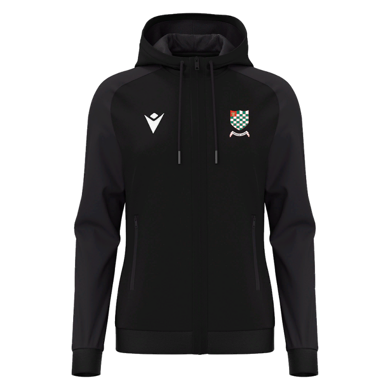 Chesham United FC - ATLAS WMN FULL ZIP HOODY BLK/DGRY