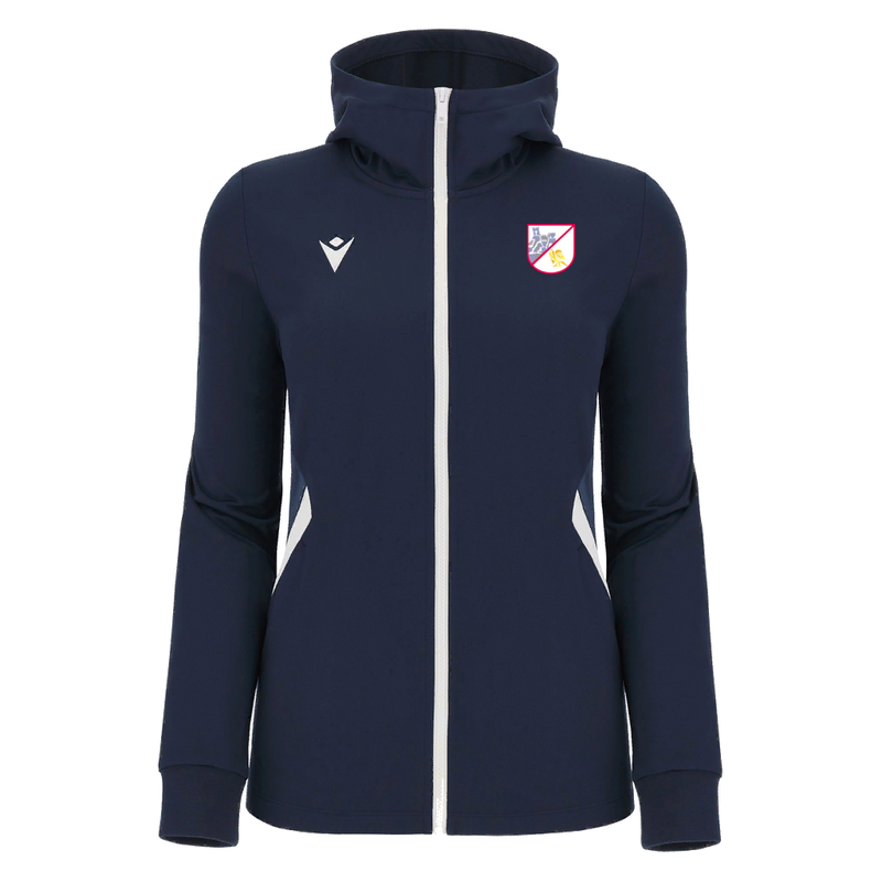 Plympton CC - BASTET FULL ZIP HOODY NAV/WHT