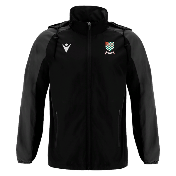 Chesham United FC - ELBRUS FULL LENGTH ZIP RAINJACKET BLK/DGRY