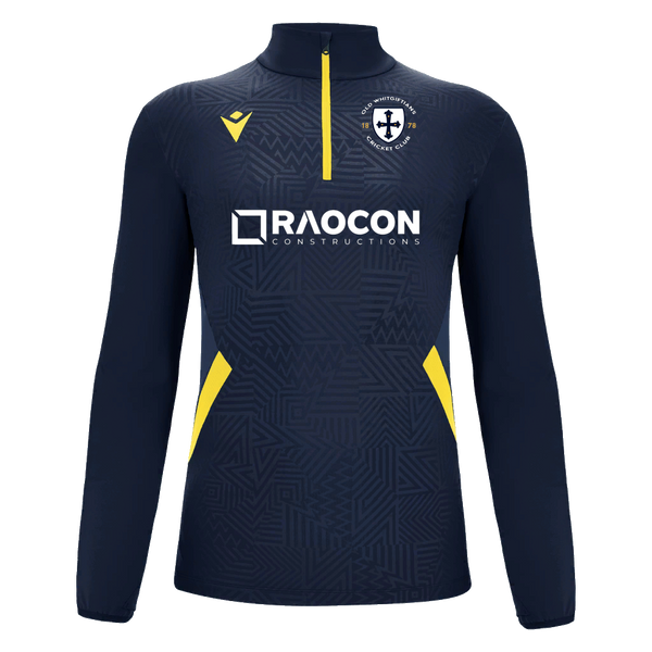 Old Whitgiftians CC - FRASER 1/4 ZIP TOP NAV/YEL