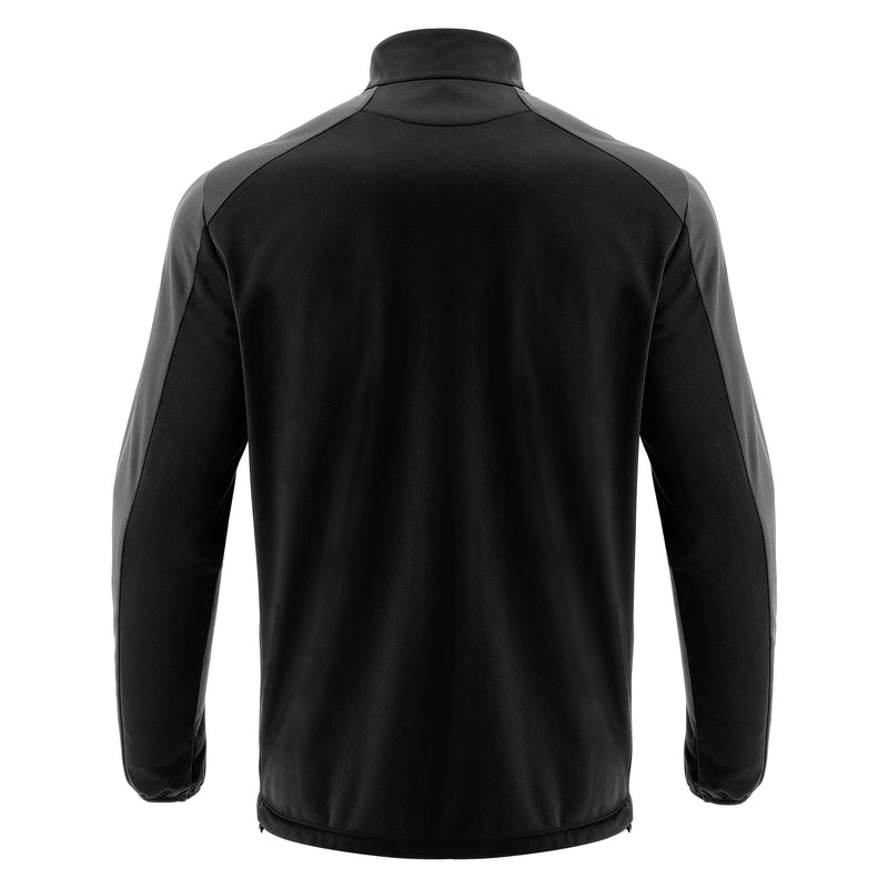 Holland Sports FC - ARNO 1/4 ZIP TOP BLK/DGRY