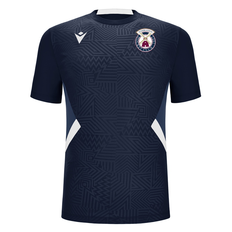 Wimbledon Hockey Club - SHEDIR SHIRT NAV/WHT SS - BOYS/MEN (TRAINING TOP)