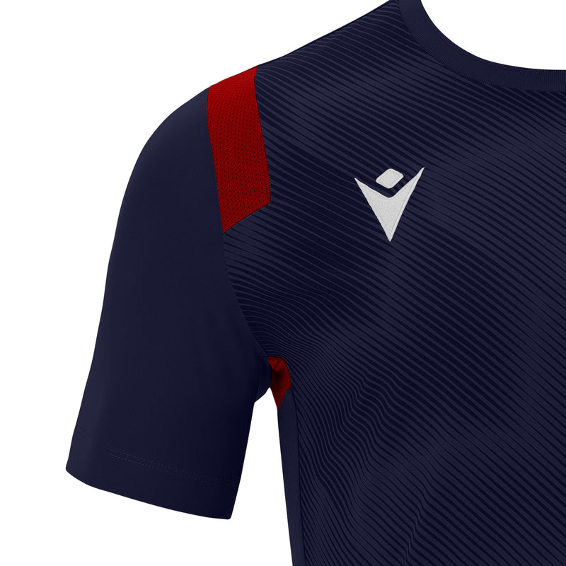 AH Cricket Academy - RODDERS SHIRT NAV/RED SS