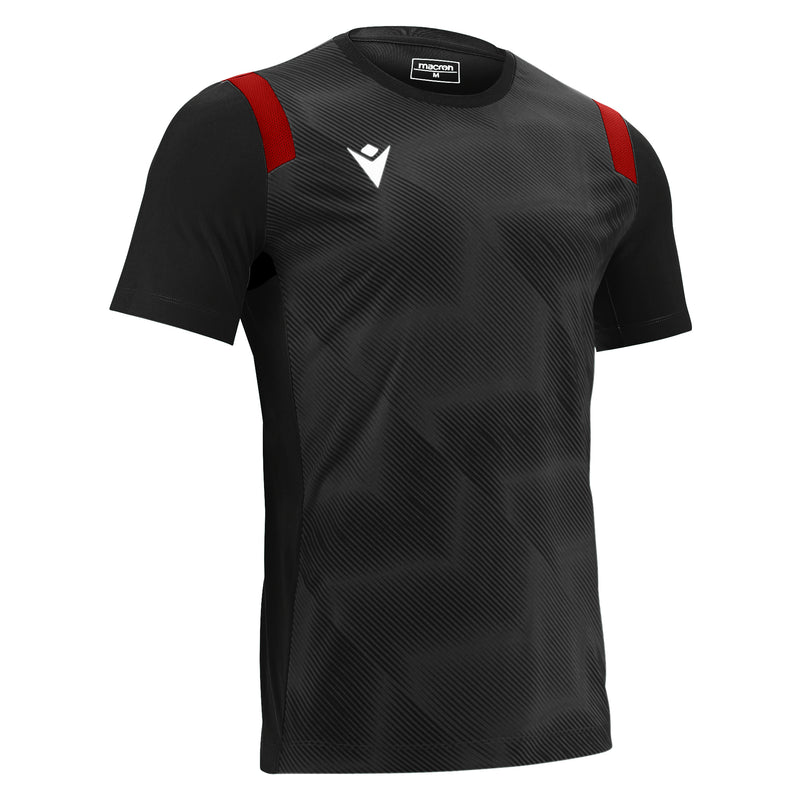 Spelthorne Spartans FC - RODDERS SHIRT BLK/RED SS