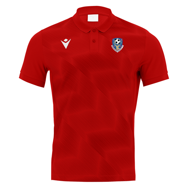Teddington Athletic FC - THAVIL POLO RED/WHT