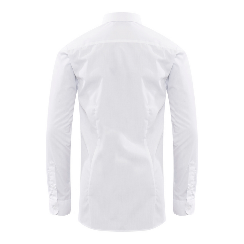 Plain White Shirt L/S