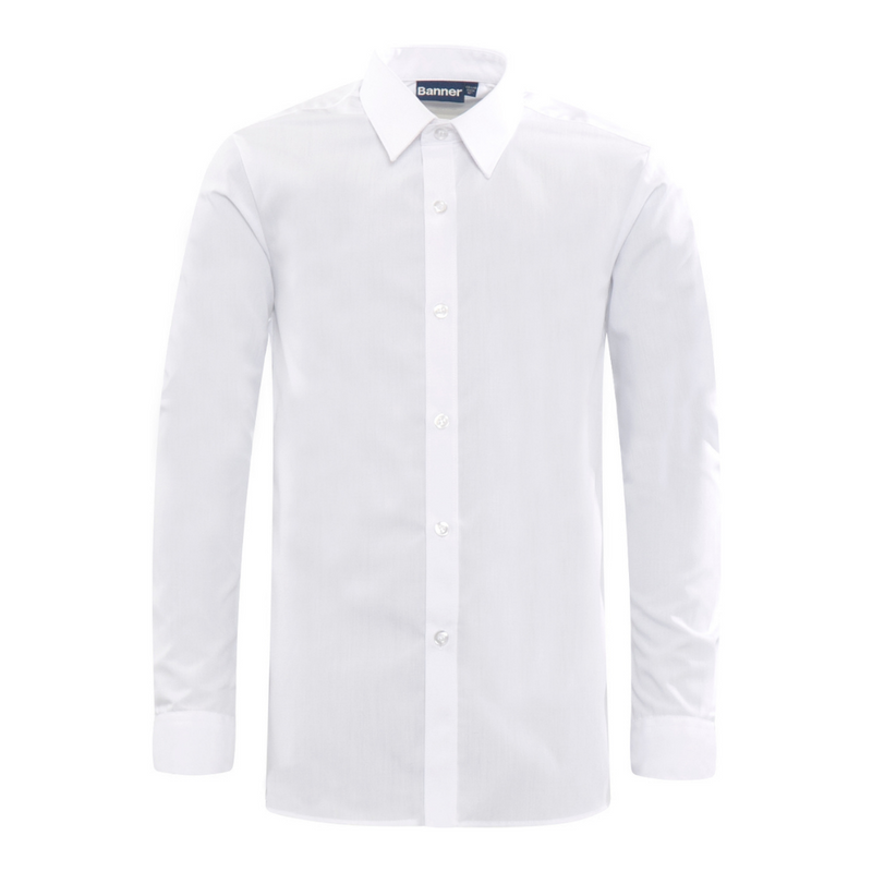 Plain White Shirt L/S