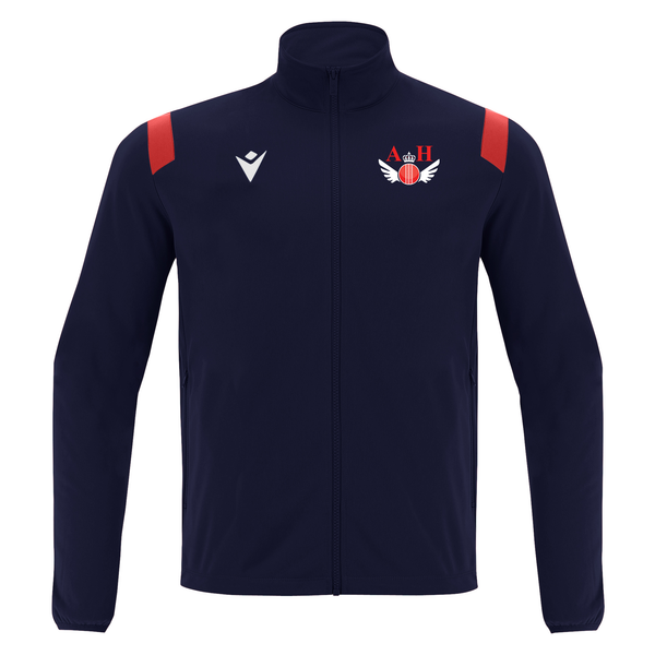 AH Cricket Academy - FUJIN FULL ZIP TOP NAV/RED