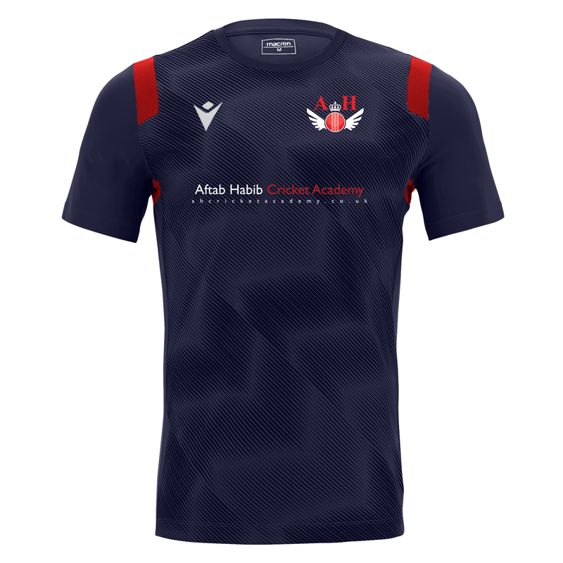 AH Cricket Academy - RODDERS SHIRT NAV/RED SS